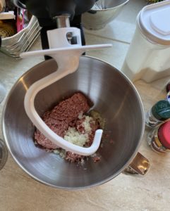 Hackfleisch in Kitchenaid