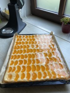 Käsekuchen fertig